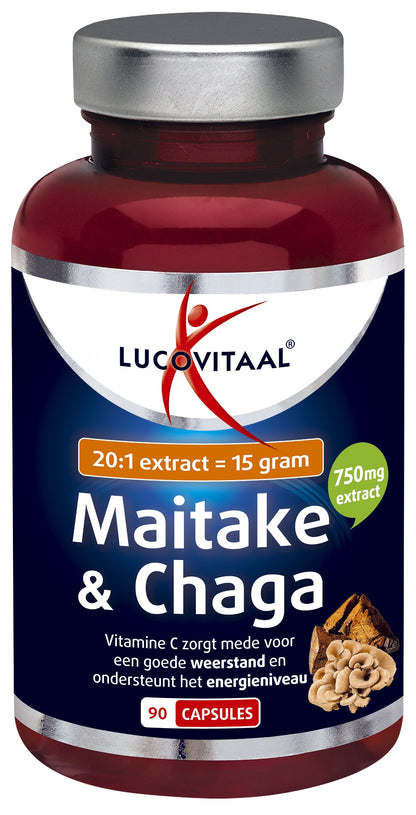 Lucovitaal Maitake & chaga 90.00 Capsules