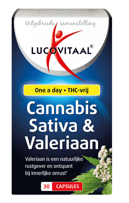 Lucovitaal Cannabis sativa & valeriaan 30.00 Capsules