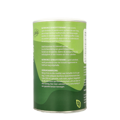 Nutriforce Gewichtstoename 500.00 Gram