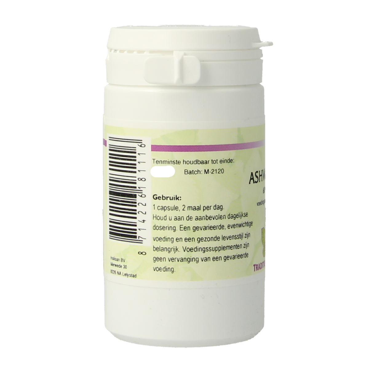 Holisan Ashwagandha 60.00 Vegetarische capsules