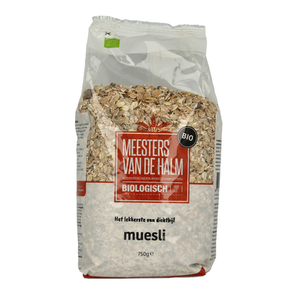 De Halm Muesli standaard bio 750.00 Gram