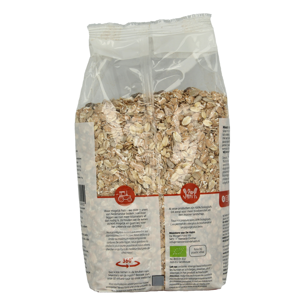 De Halm Muesli standaard bio 750.00 Gram