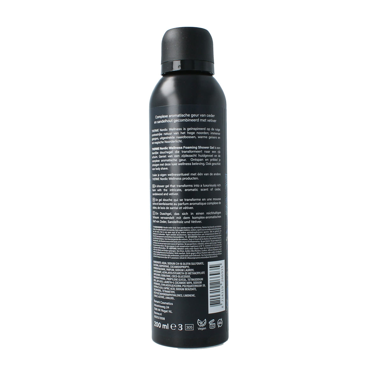 Therme Nordic wellness foaming shower gel 200.00 Milliliter