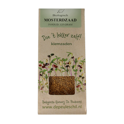 Peuleschil Mosterdzaad bio 135.00 Gram