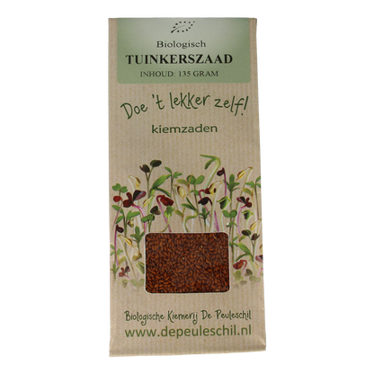 Peuleschil Tuinkerszaad bio 135.00 Gram
