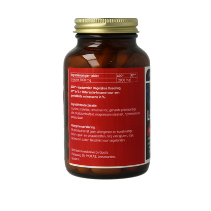 All Natural L-Lysine 2000mg 100.00 Tabletten