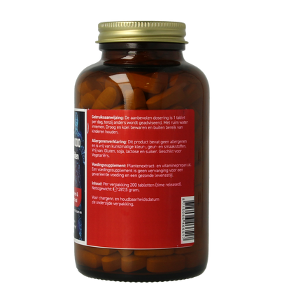 All Natural Vitamine C 1000 met bioflavonoiden & rozenbottel 200.00 Tabletten