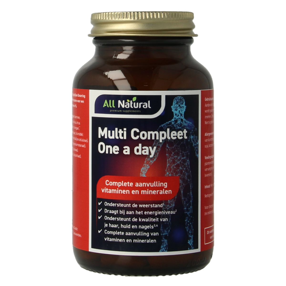 All Natural Multi compleet one a day 100.00 Tabletten