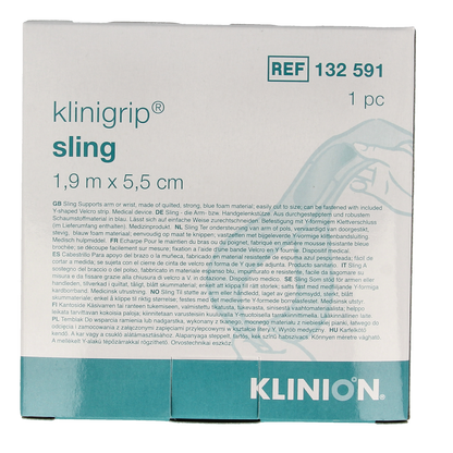 Klinion Klinigrip sling 1.9m x 5.5cm 1.00 Stuks