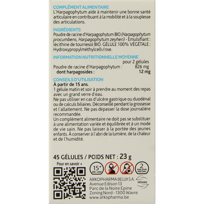 Arkocaps Duivelsklauw bio 45.00 Capsules