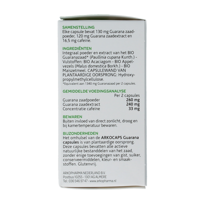 Arkocaps Guarana bio 40.00 Capsules