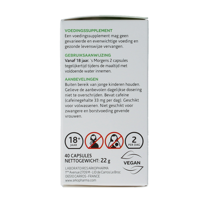 Arkocaps Guarana bio 40.00 Capsules