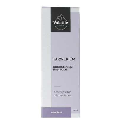 Volatile Tarwekiem koudgeperst basisolie glazen fles 100.00 Milliliter