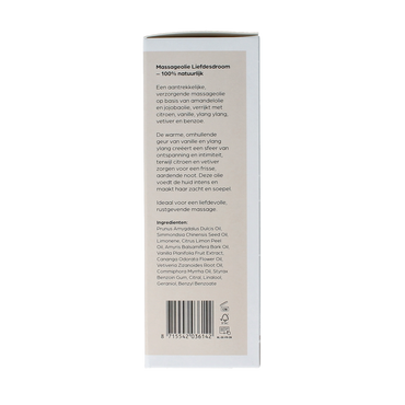 Volatile Massageolie liefdesdroom glas met pomp 100.00 Milliliter