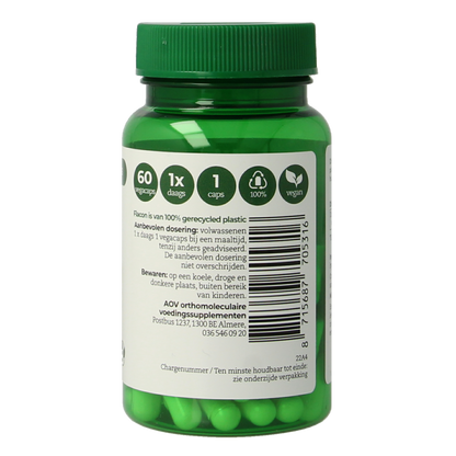 AOV 531 Zink citraat 15mg 60.00 Vegetarische capsules