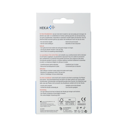 Heka Klein Eilandpleister 5cm x 7cm waterbestendig 10.00 Stuks