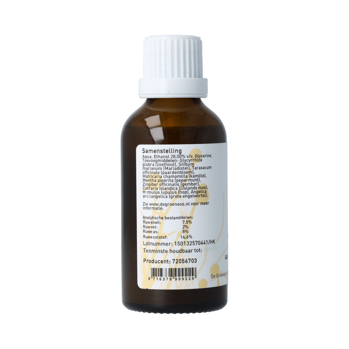 Groene Os Menta complex hond/kat 50.00 Milliliter
