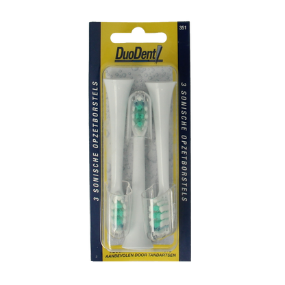 Duodent Replacement opzetborstels  350 sonisch 3.00 Stuks