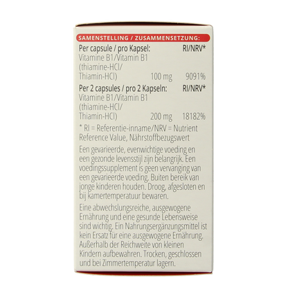 Vitals Vitamine B1 thiamine 100mg 100.00 Capsules