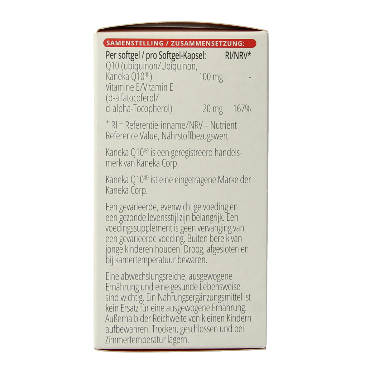 Vitals Q10 100 mg 150.00 Softgels