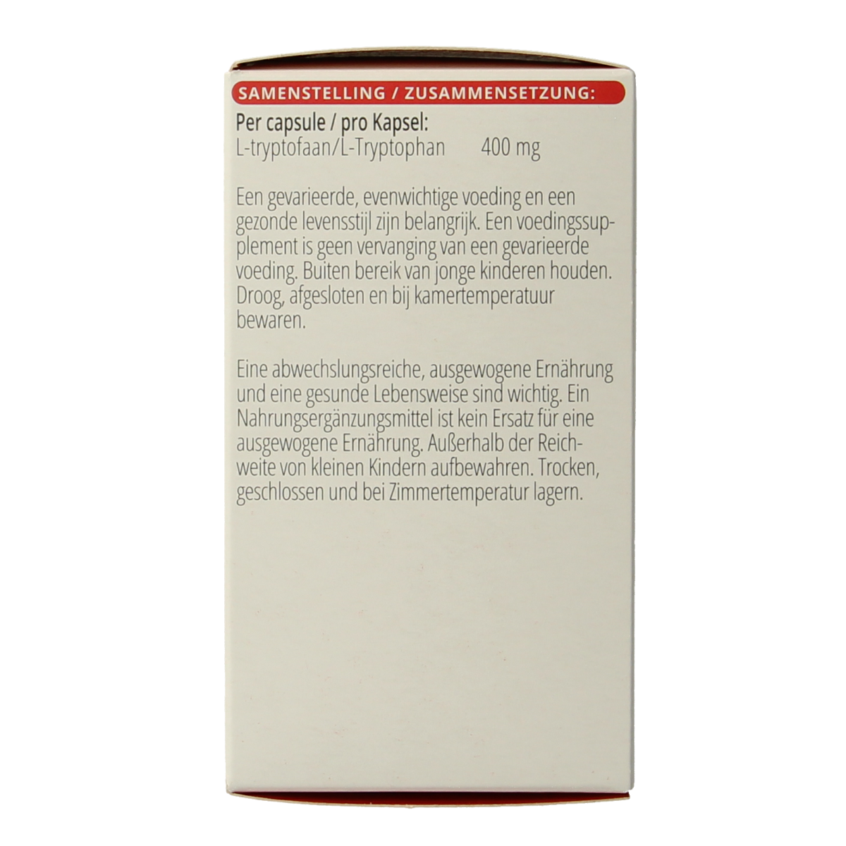 Vitals L-Tryptofaan 60.00 Capsules