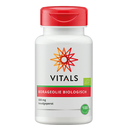 Vitals Borageolie 500mg bio 100.00 Softgels