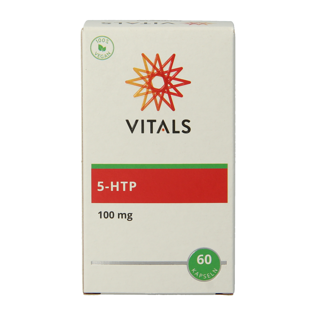 Vitals 5-HTP 100mg 60.00 Vegetarische capsules