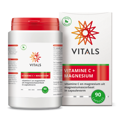 Vitals Vitamine C met magnesium 90.00 Capsules
