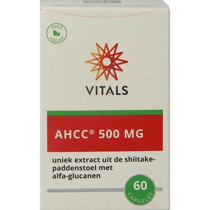 Vitals AHCC 500mg 60.00 Capsules