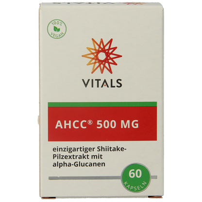 Vitals AHCC 500mg 60.00 Capsules