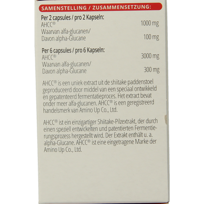 Vitals AHCC 500mg 60.00 Capsules