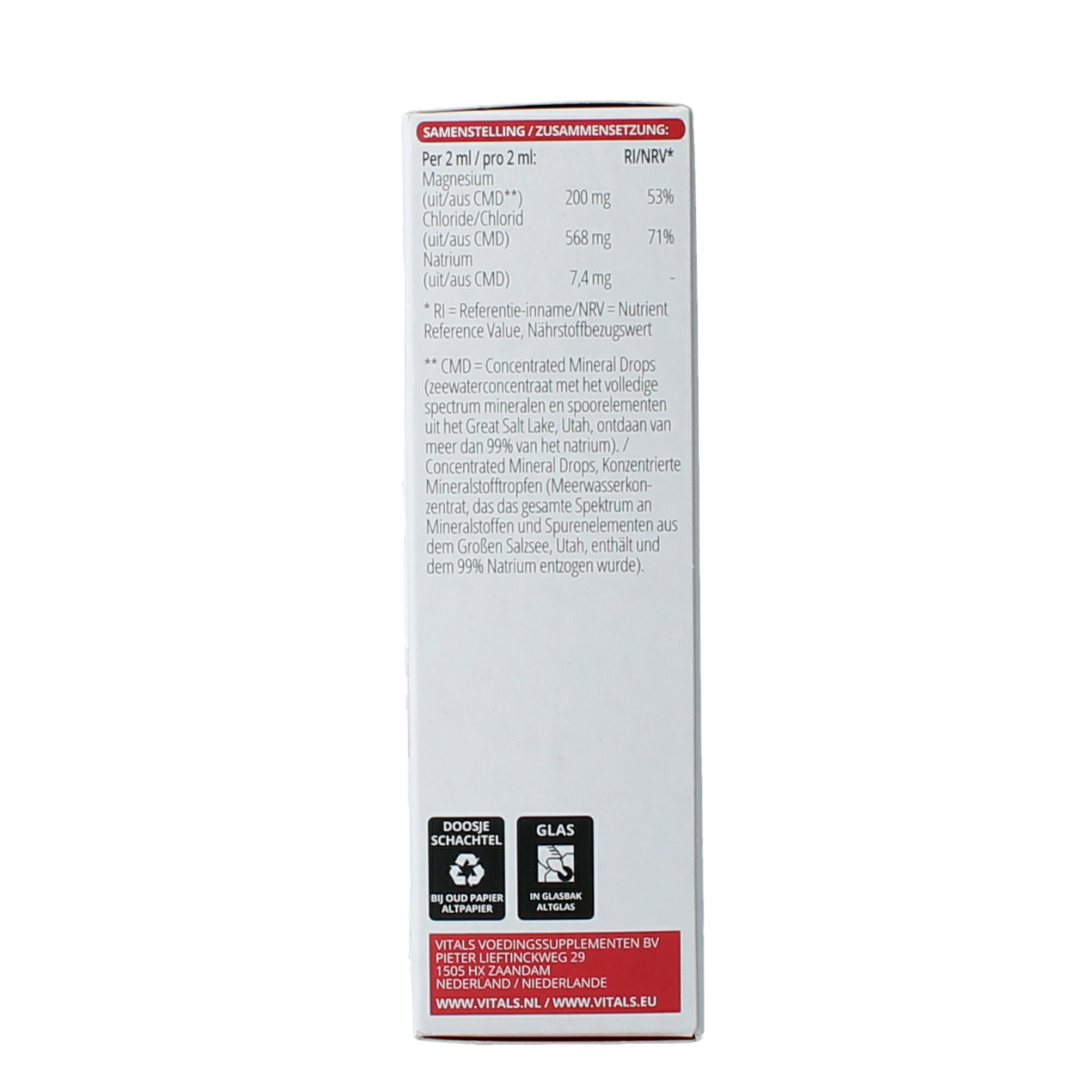 Vitals Elementair magnesium 60.00 Milliliter
