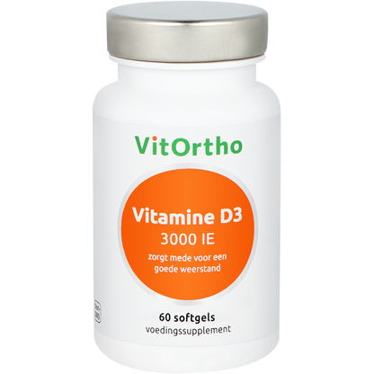 VitOrtho Vitamine D3 3000IE 60.00 Softgels