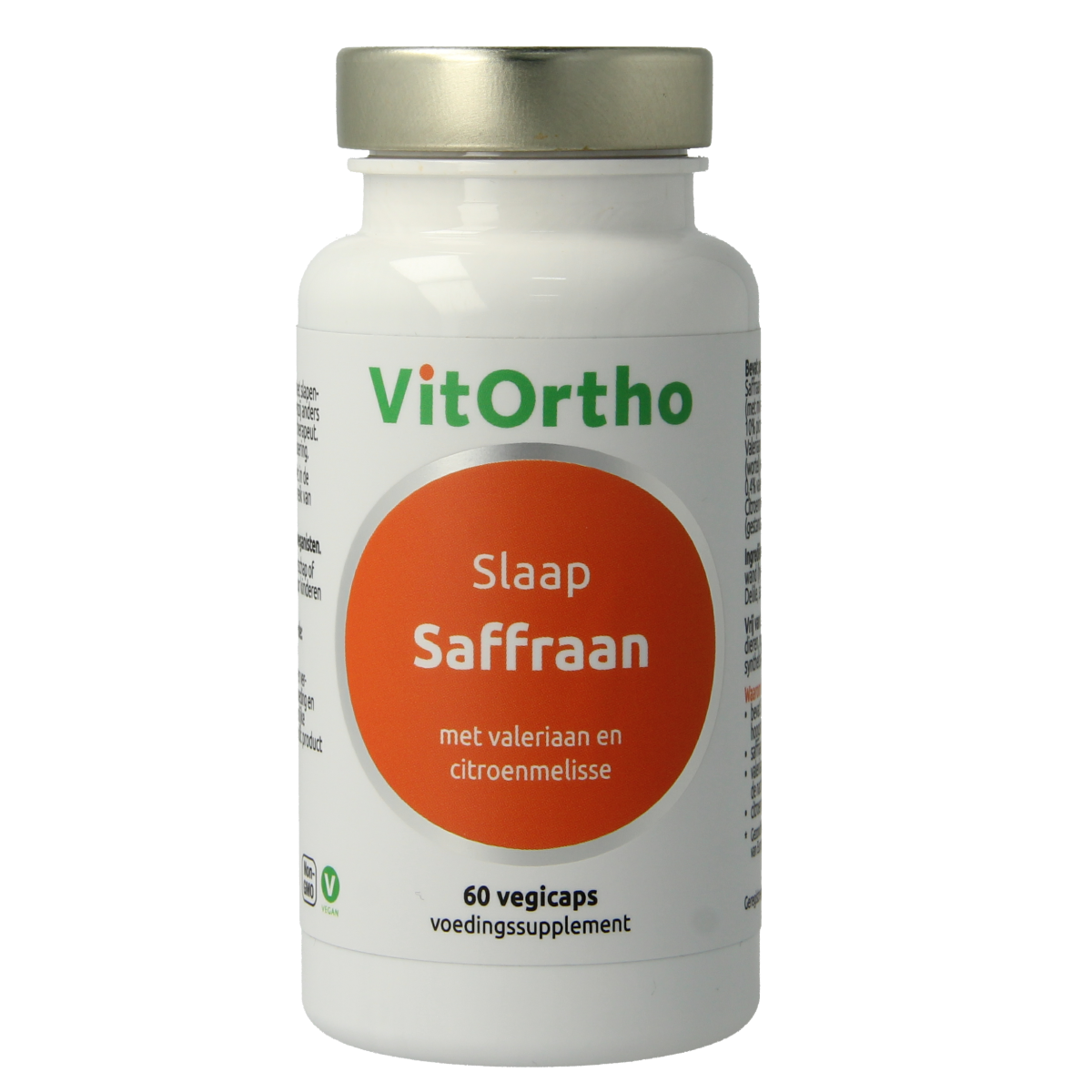 VitOrtho Saffraan slaap 60.00 Vegetarische capsules