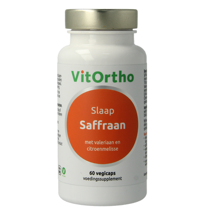 VitOrtho Saffraan slaap 60.00 Vegetarische capsules