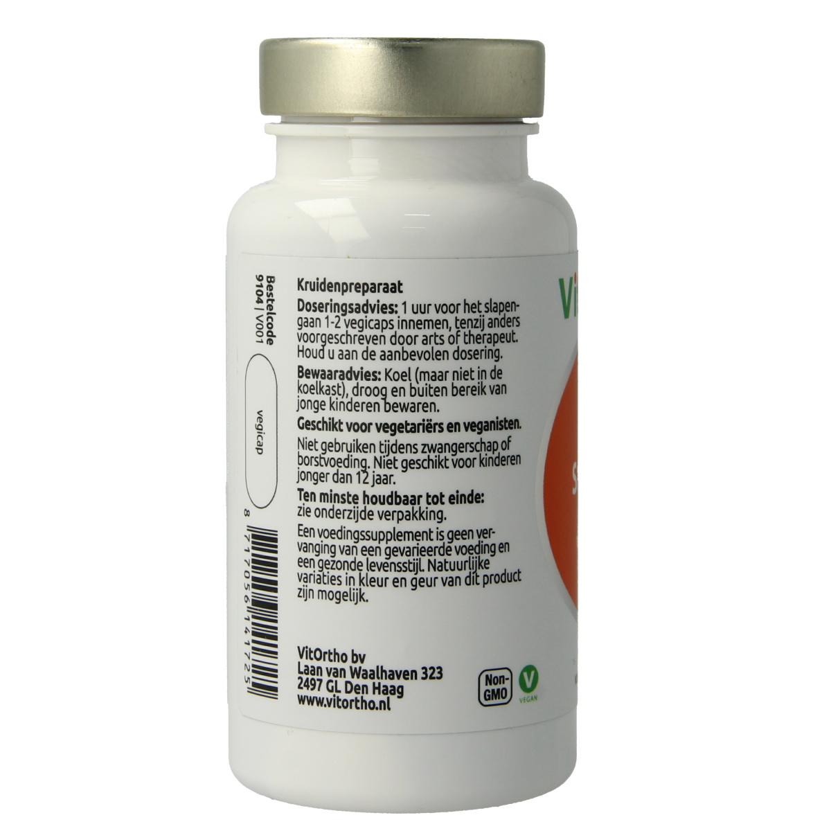 VitOrtho Saffraan slaap 60.00 Vegetarische capsules