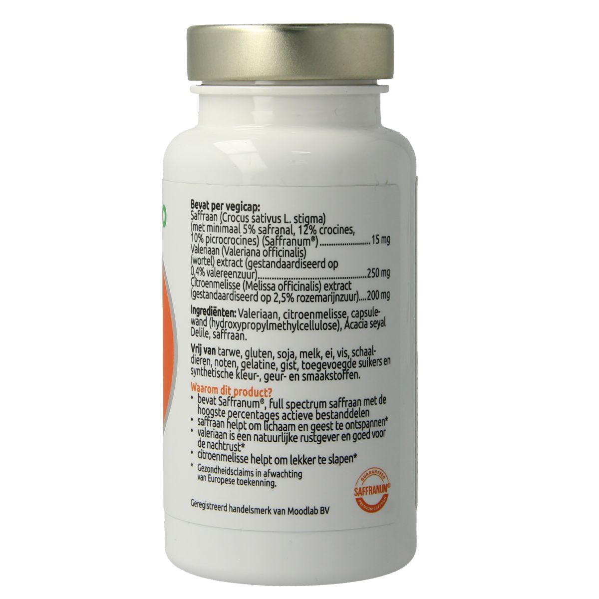 VitOrtho Saffraan slaap 60.00 Vegetarische capsules