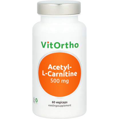 VitOrtho Acetyl-L-Carnitine 500mg 60.00 Vegetarische capsules