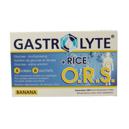 Gastrolyte O.R.S. rijst/banaan 6.00 Sachets
