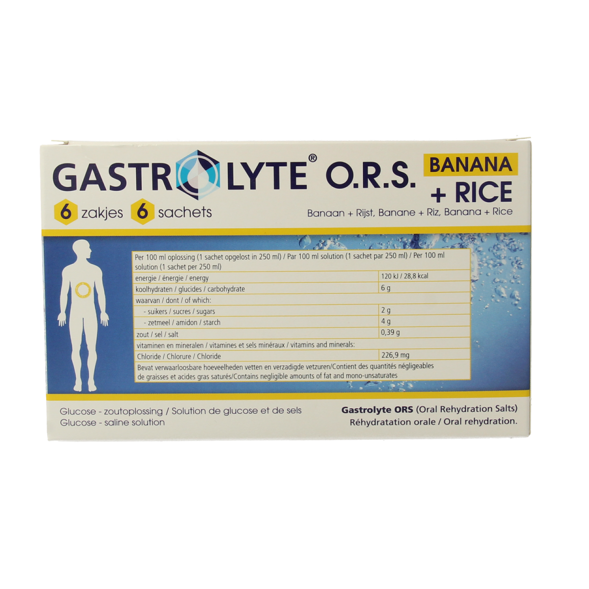 Gastrolyte O.R.S. rijst/banaan 6.00 Sachets