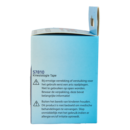 Emdee Kinesio tape zwart pre cut 1.00 Stuks