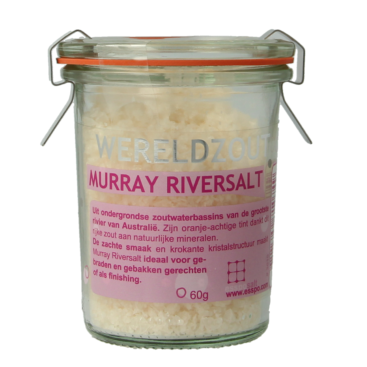 Esspo Wereldzout Murray River Salt glas 60.00 Gram