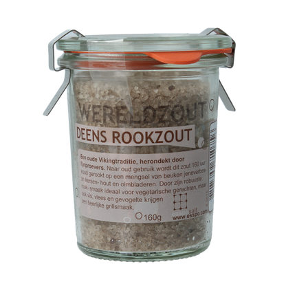 Esspo Wereldzout Deens Rookzout glas 160.00 Gram