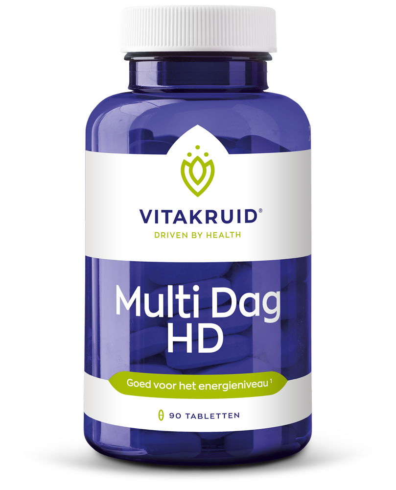 Vitakruid Multi Dag HD 100% Vegan 90.00 Tabletten