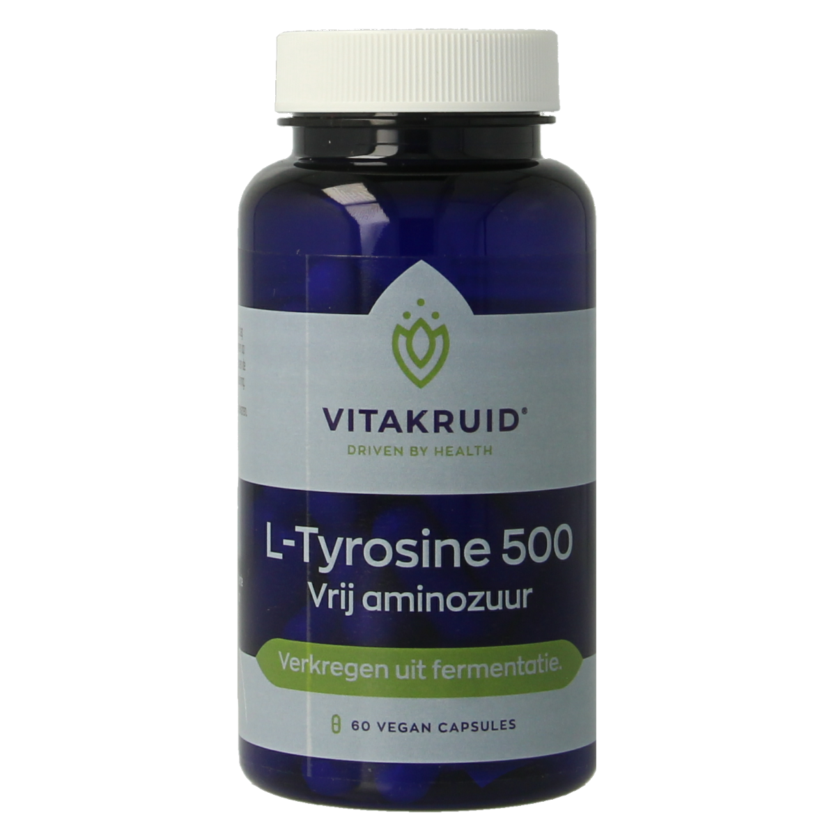 Vitakruid L-Tyrosine 500mg uit fermentatie 60.00 Vegetarische capsules