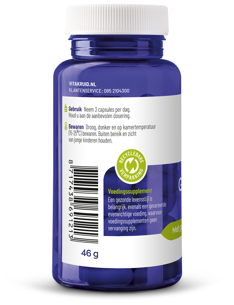 Vitakruid Groenlipmossel extract & Ovomet Eierschaalmembraam 90.00 Capsules