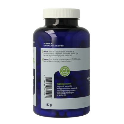 Vitakruid Magnesium Tauraat met Vitamine B6 (P-5-P) 180.00 Vegetarische capsules