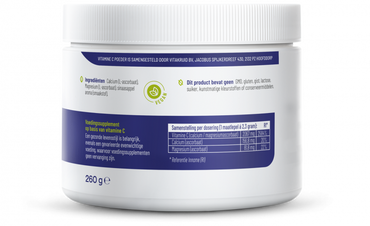 Vitakruid Vitamine C poeder calcium- & magnesiumascorbaat 260.00 Gram