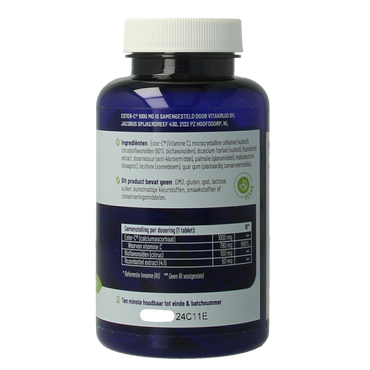 Vitakruid Ester-C Vitamine C 1000 Flavonoiden Rozenbottel 90.00 Tabletten
