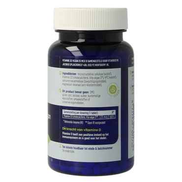 Vitakruid Vitamine D3 Vegan 25 mcg / 1000 IE 120.00 Tabletten